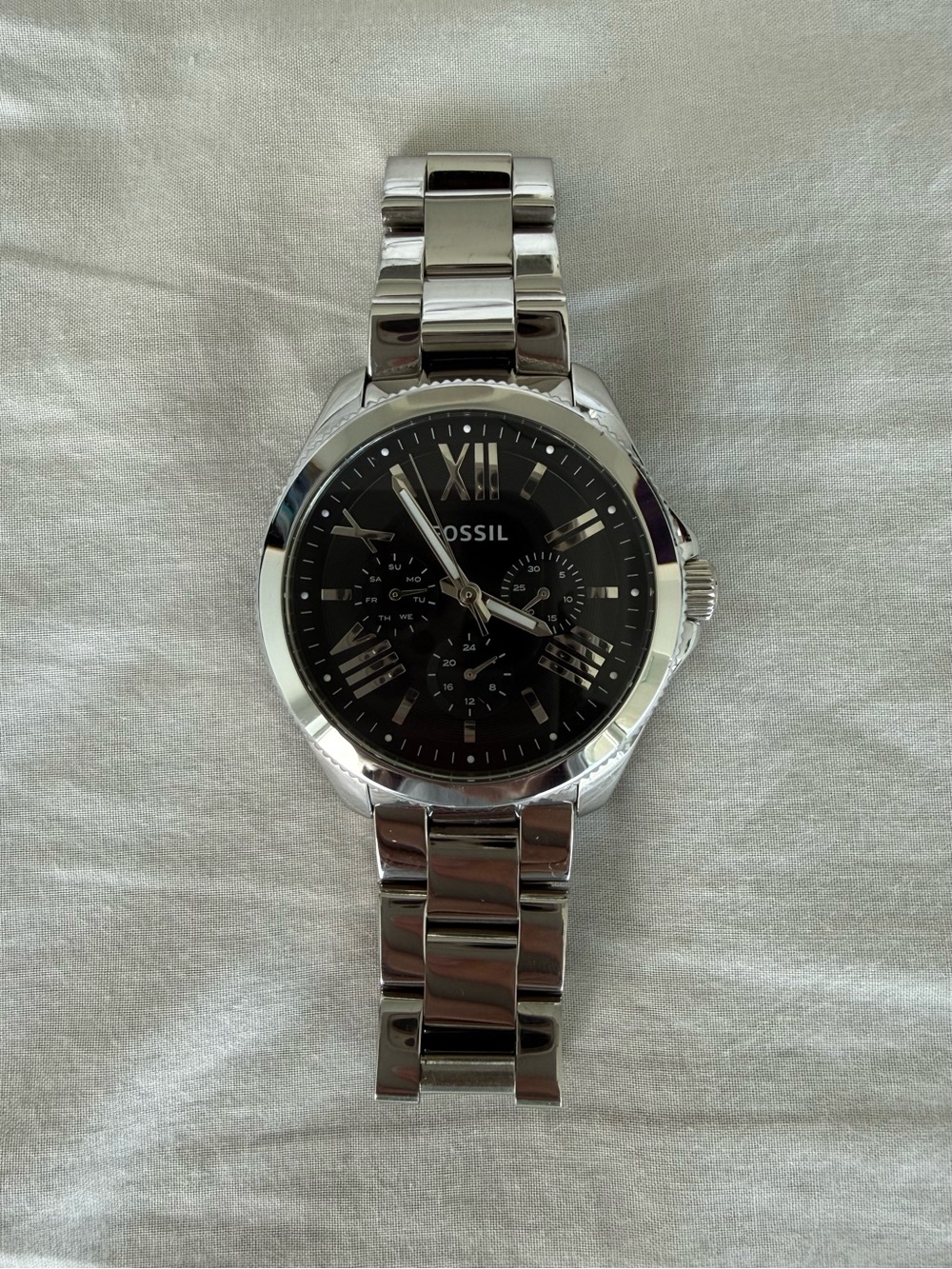 Authentic Fossil Watch - Silver - Model AM4534